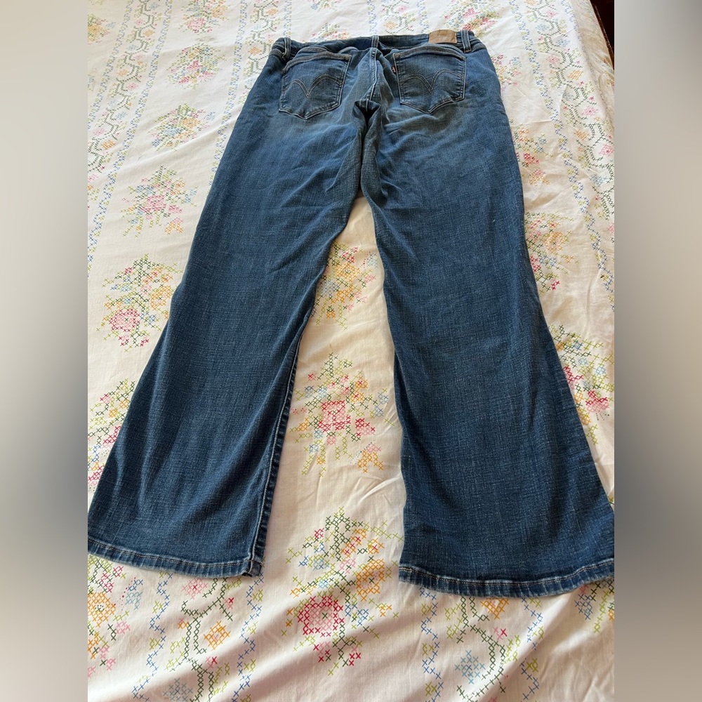 Women's 529 Levi's Curvy Boot Cut Denim Jeans - Picture 2 of 7